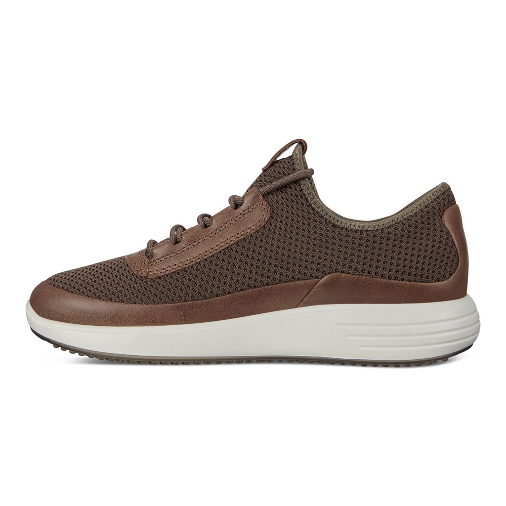 Tenis Hombre - ECCO Soft 7 Runner Meshs - Marrom - TUM086429